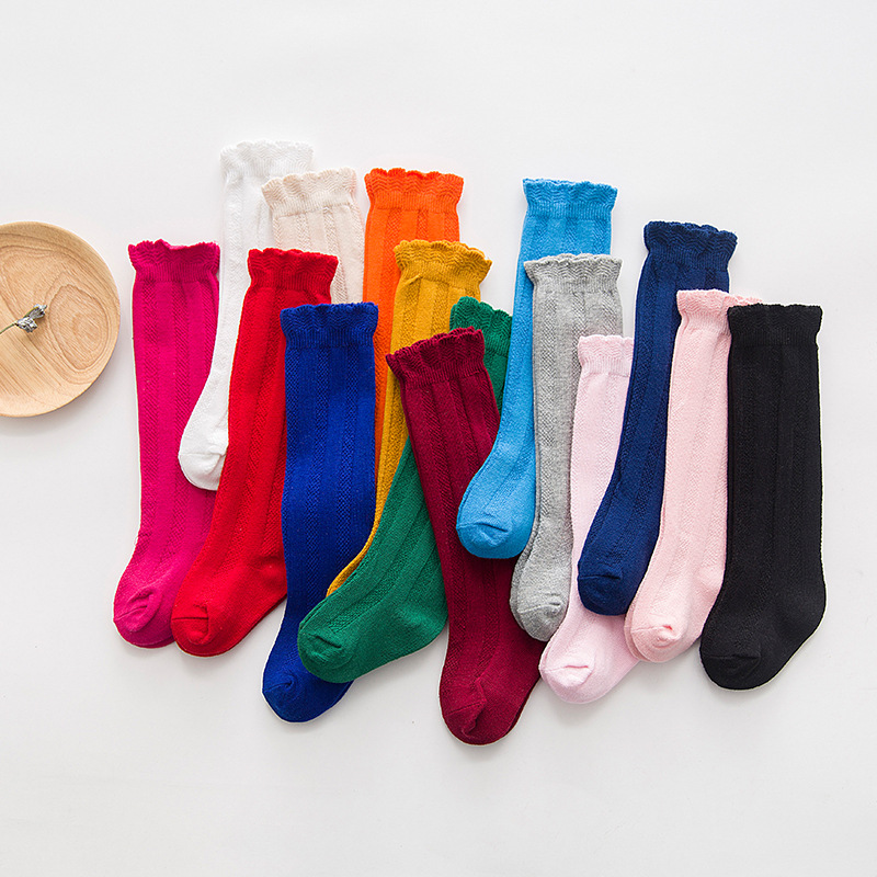 Baby Sock Oximeter - Bonbon farbe Herbst Baumwolle Doppeln adel