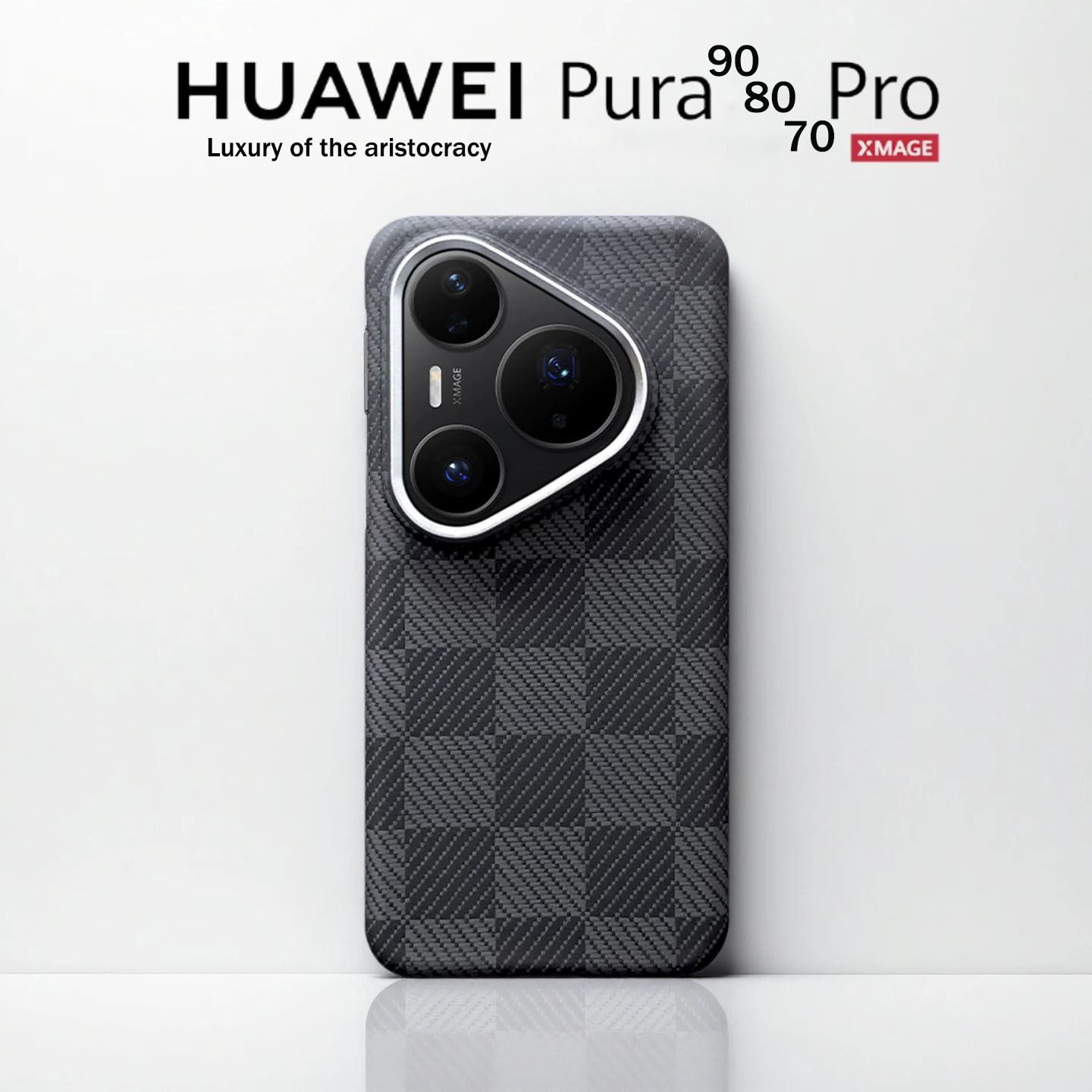 Huawei Pura 70 - 100% Echte Kevlar-Aramidfaser-Handyhülle für Huawei Pura