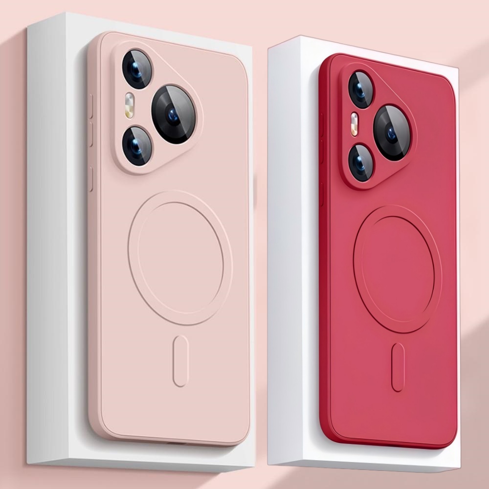 Huawei Pura 70 - Luxus Silikon für Magsafe Telefon Fall
