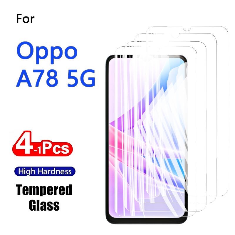 Oppo A78 - 1–4 Stück Displayschutzfolien für Oppo A78
