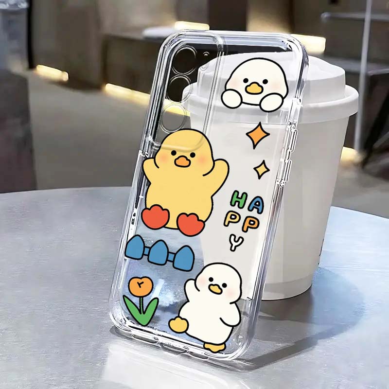 Oppo A78 - Enten-Cartoon Niedliche Anime-Kunst Hülle für OPPO