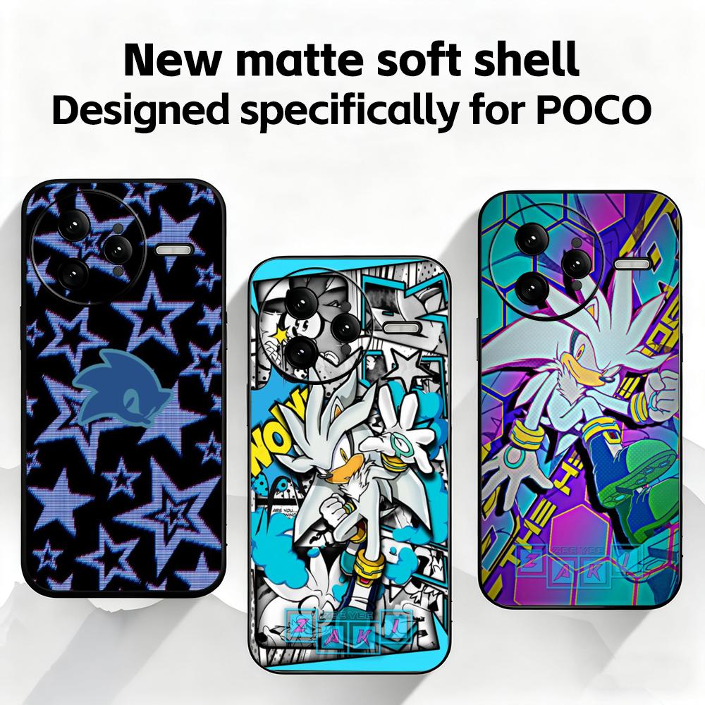 Xiaomi Poco X6 - S-SonicES Cartoon H-Igel Telefon Fall Für