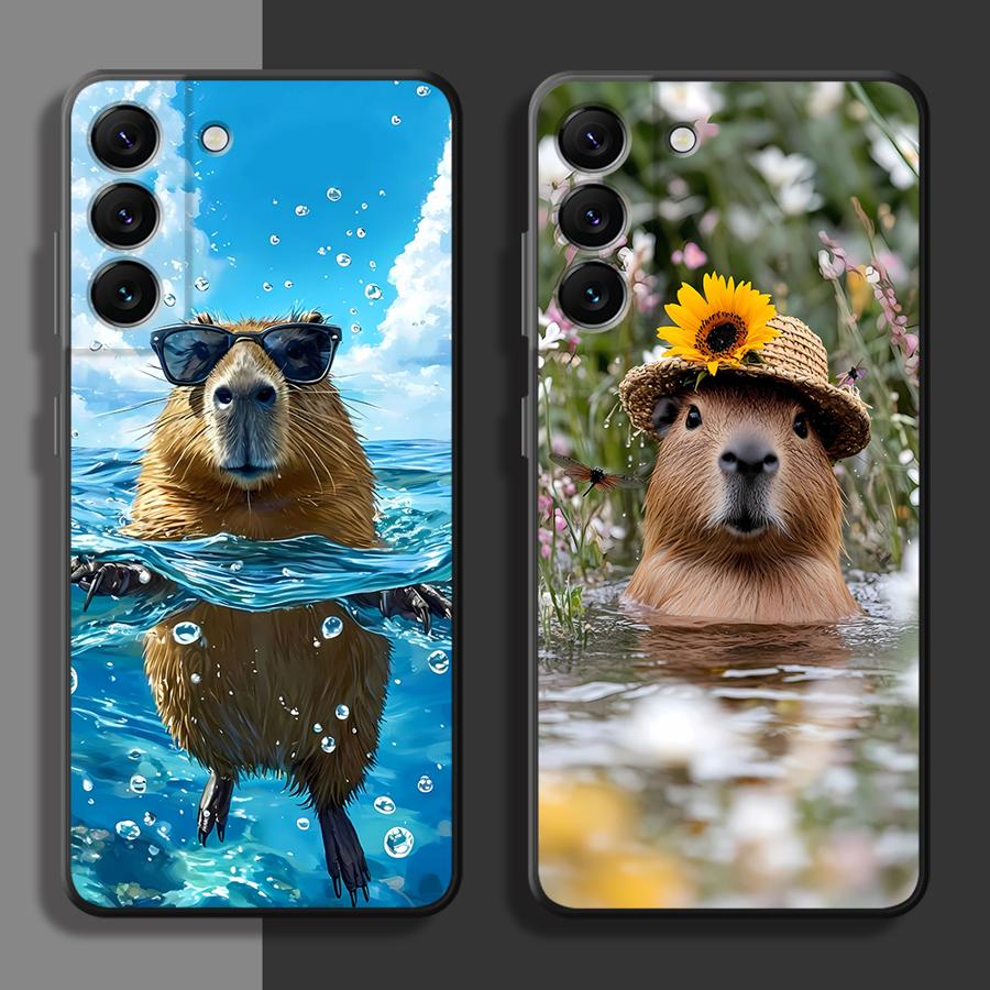 Samsung Galaxy A55 - Urlaubs-Capybara-Hülle für Samsung Galaxy A57 A24
