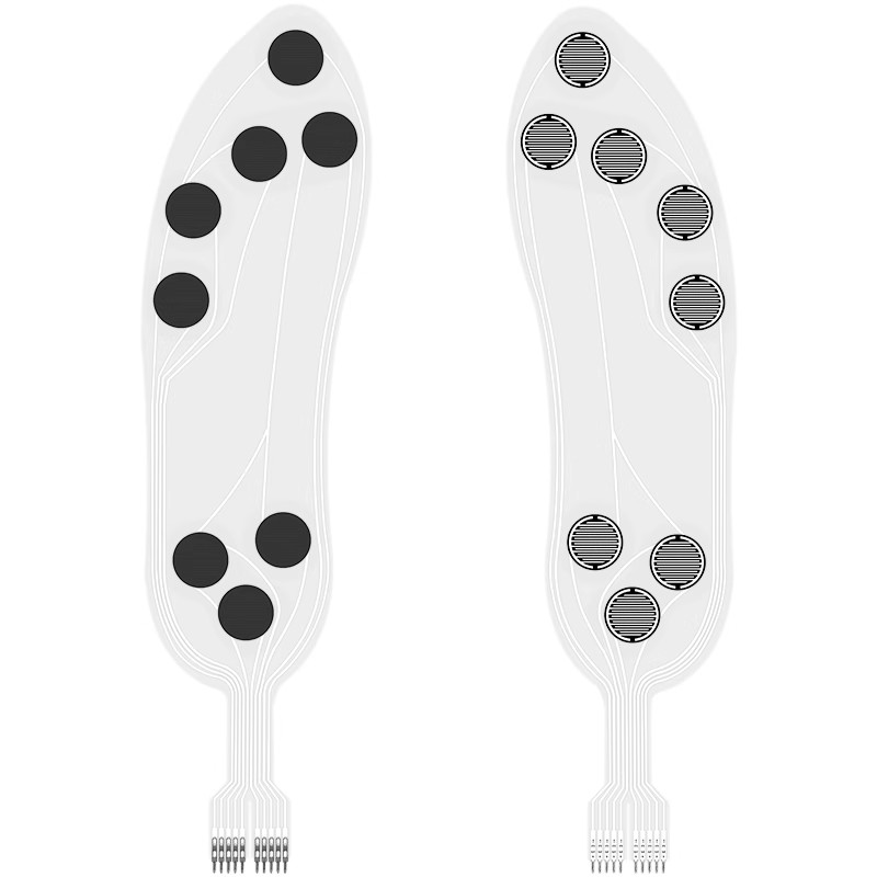 Smart Insole Pressure - Flexibler Dünnschicht-Drucksensor ZNX-01 Intelligente Einlegesohle Piezowiderstandstyp