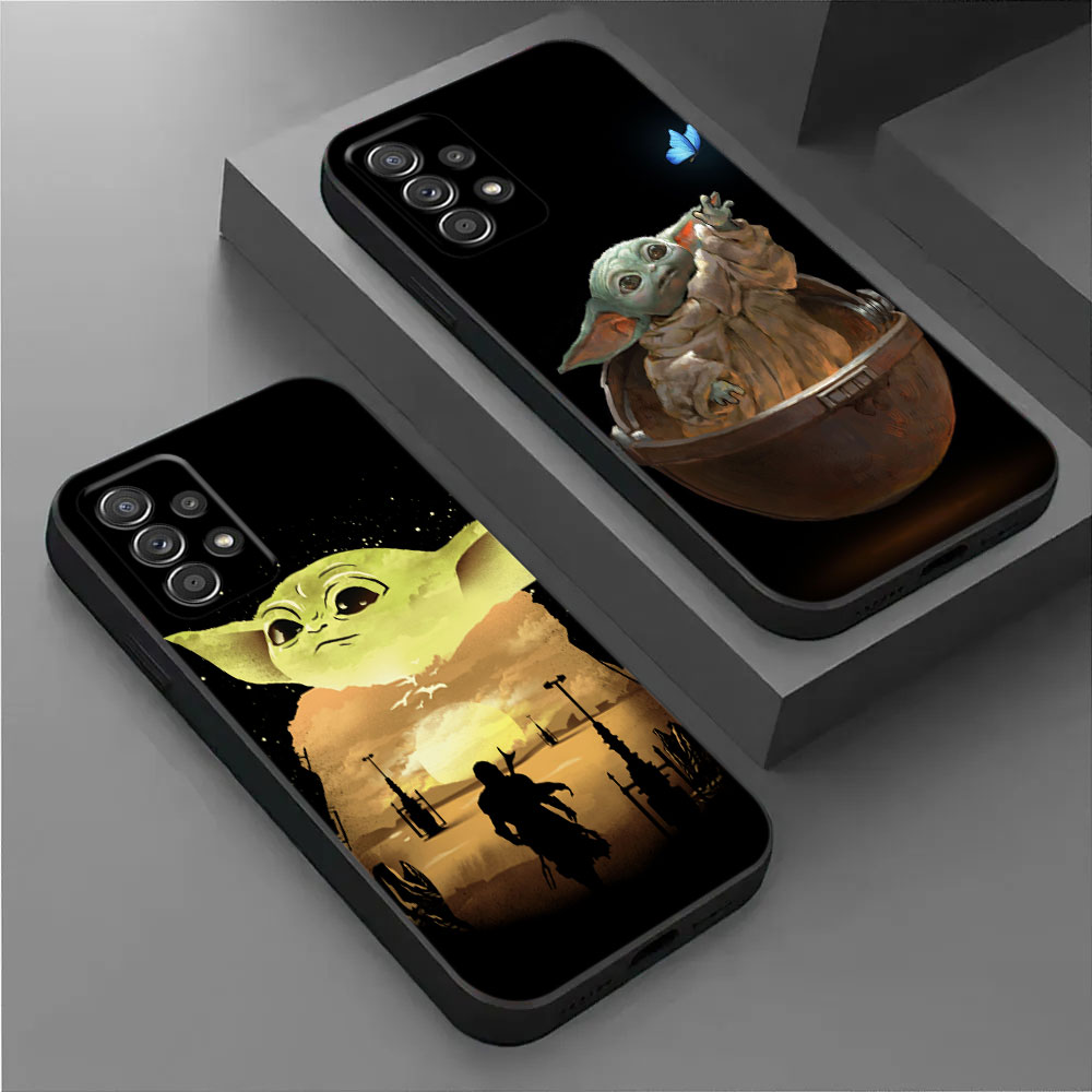 Samsung Galaxy A55 - Niedliche Baby Yoda Handyhülle für Samsung