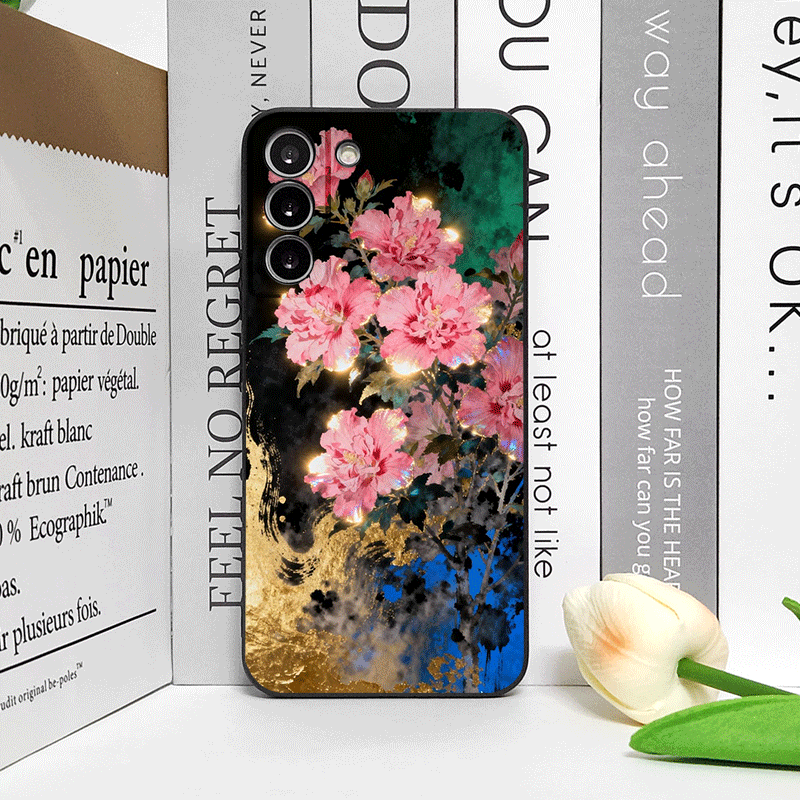 Retro Blumen Hibiskus Goldene  – Oppo Reno 12 Bewertung und Preis