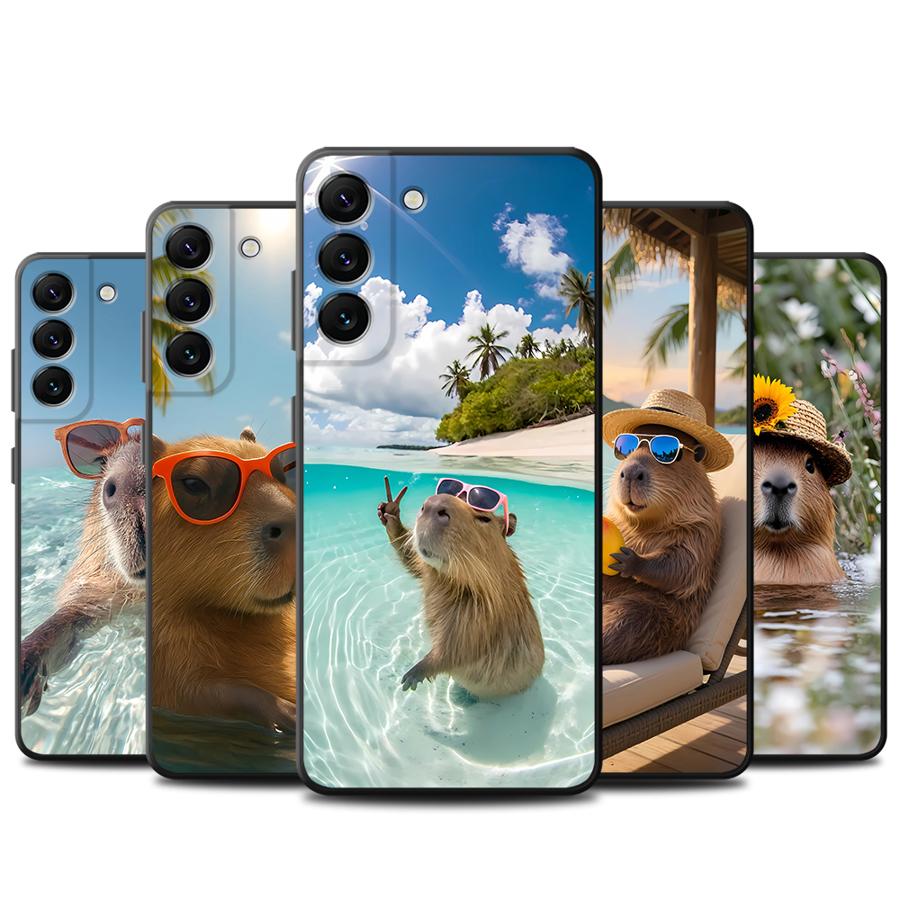 Urlaubs-Capybara-Hülle für Sam – Samsung Galaxy A55 Bewertung und Preis