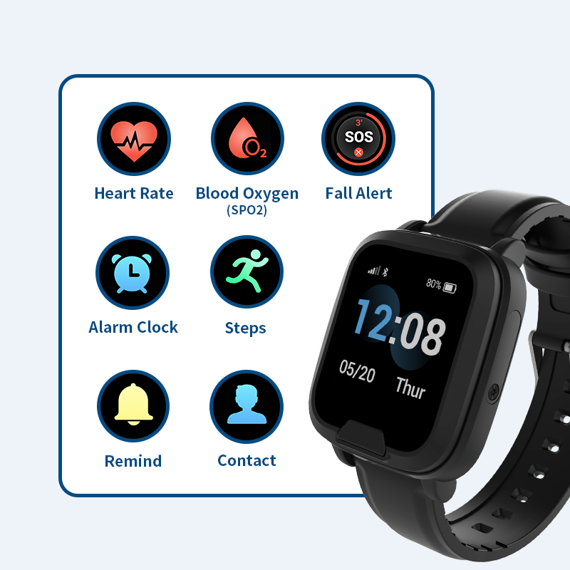 Senioren-Smartwatch mit GPS, S – Fall Detection Watch Bewertung und Preis