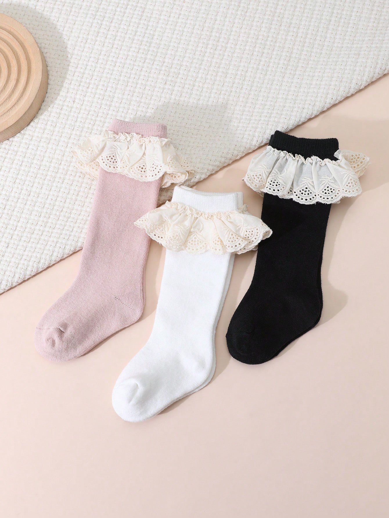 3 Paar Kniestrümpfe mit Spitze – Baby Sock Oximeter Bewertung und Preis