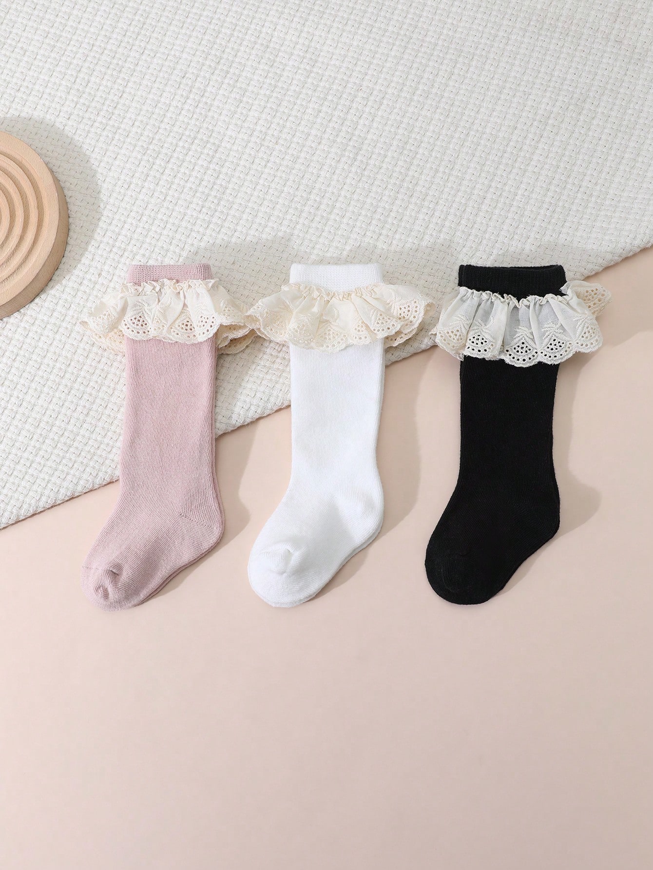3 Paar Kniestrümpfe mit Spitze – Baby Sock Oximeter Bewertung und Preis