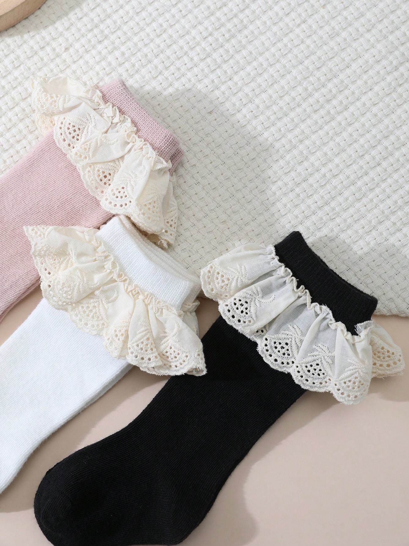 3 Paar Kniestrümpfe mit Spitze – Baby Sock Oximeter Bewertung und Preis
